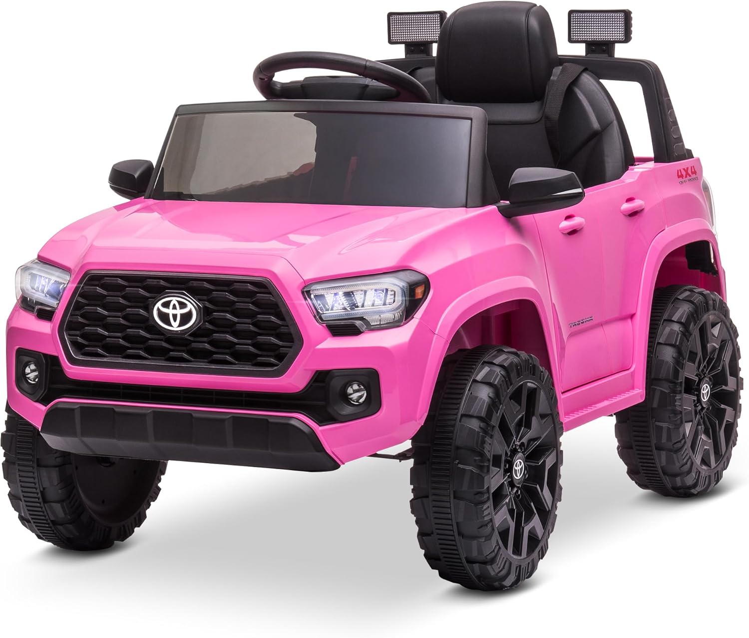 Kidzone 12V Ride on Truck, Battery Powered Licensed Toyota Tacoma Electric Car f...