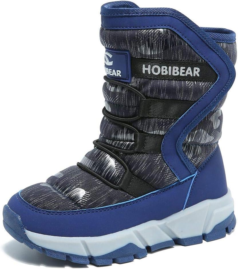 GUBARUN Boys Snow Boots Winter Waterproof Slip Resistant Cold Weather Shoes (Tod...