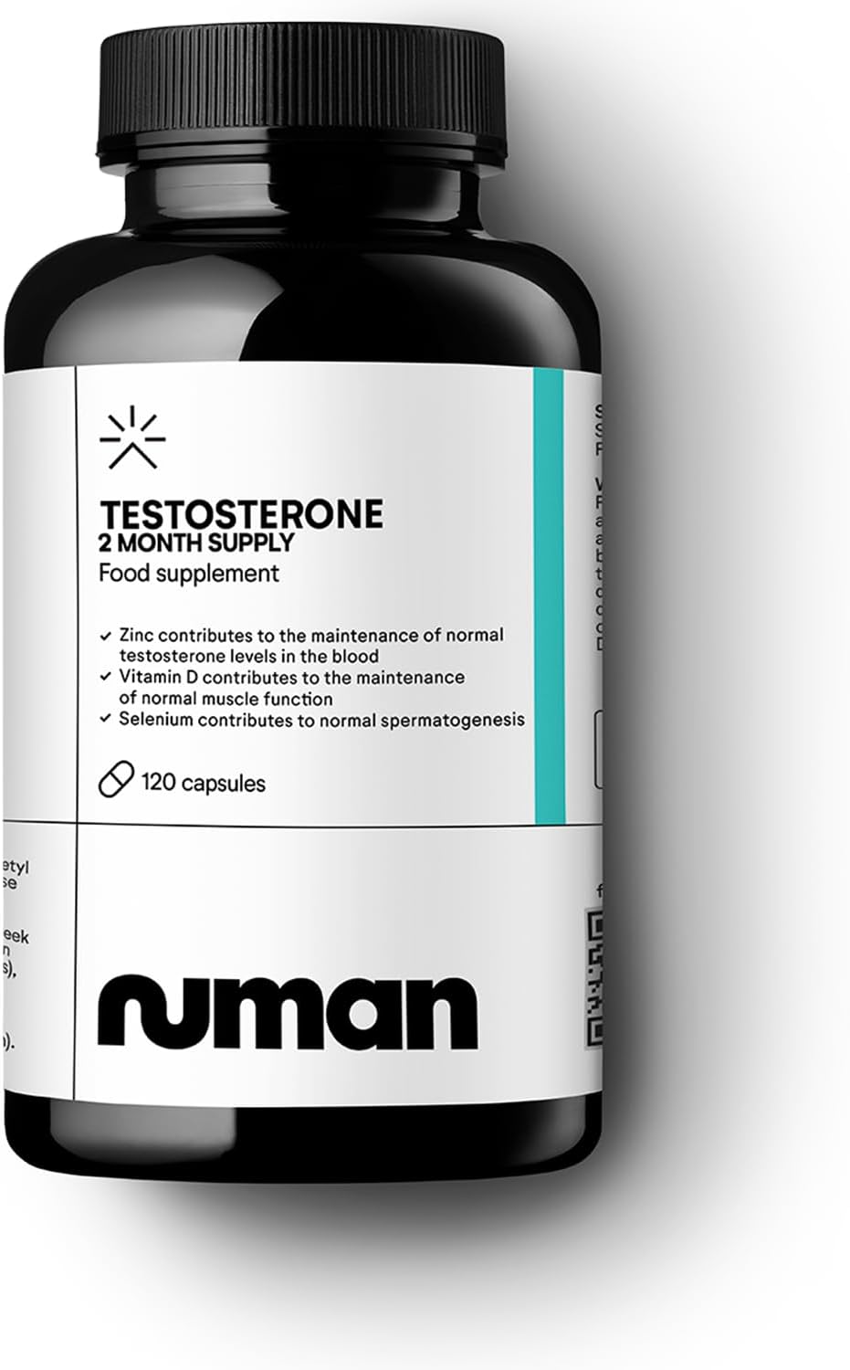 Numan Testosterone Pro - Maca Root, Tribulus Terrestris, Zinc, Ginseng - Testost...