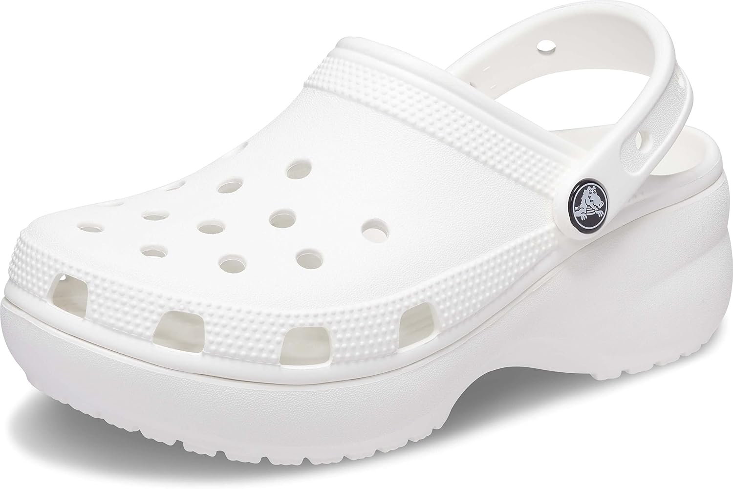 Crocs Women's Classic Platform Clog 7 White