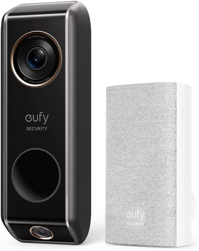 eufy Security Video Doorbell (Wired) S330 with Chi...
