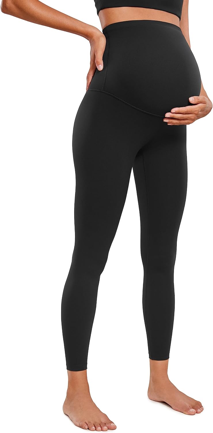 CRZ YOGA Women's Butterluxe 25" Maternity Leggings - Over Bump Workout Leggings...