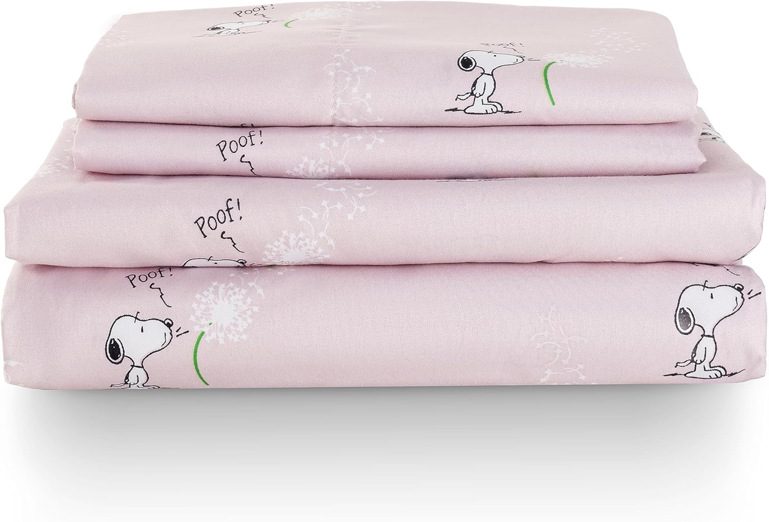 Berkshire Blanket Peanuts® Kids Sheet Set, Full Size - 4 Pieces, Peanuts® Snoopy...