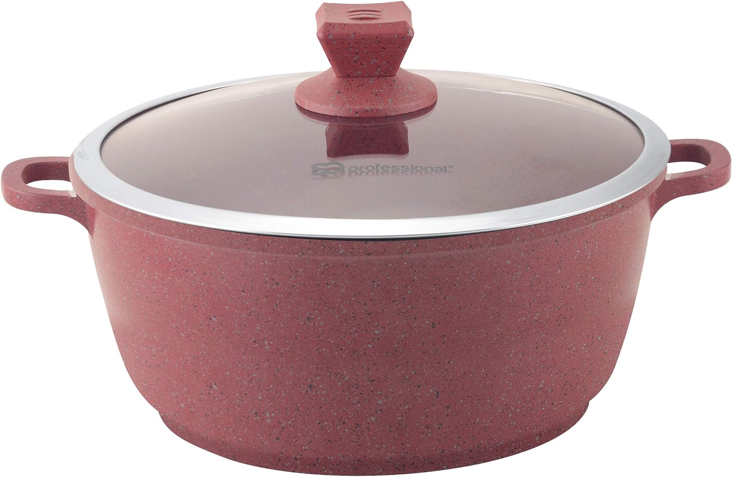 SQ Professional NEA Marbell Die-Cast Aluminium Stockpot with Marble Effect Non-S...