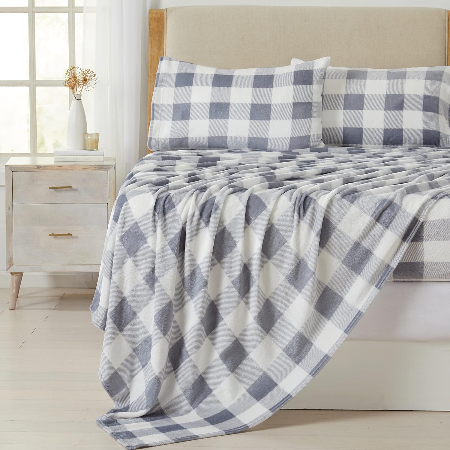 NY Loft Ultra Soft Micro Fleece Sheets Set with Extra Deep Pockets | Extra Soft...