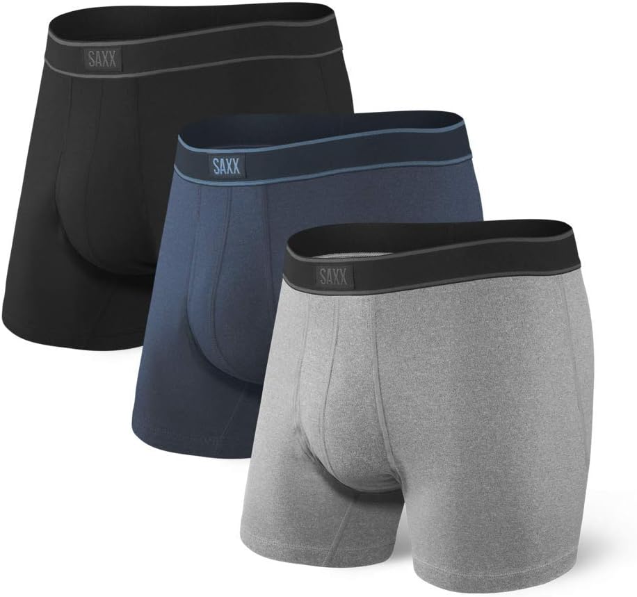 SAXX Underwear Co. - Men's Daytripper Boxer Brief Fly 3Pk With Built-In Pouch Su...