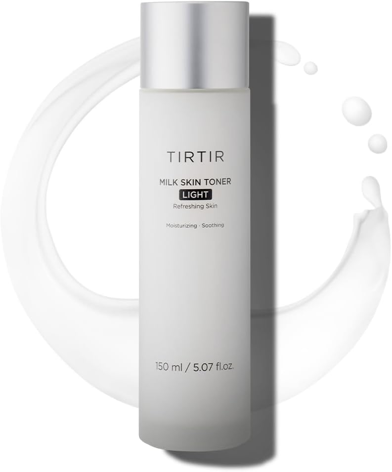 TIRTIR Milk Skin Rice Toner Light | Instant Hydration with 4% Niacinamide, Pante...