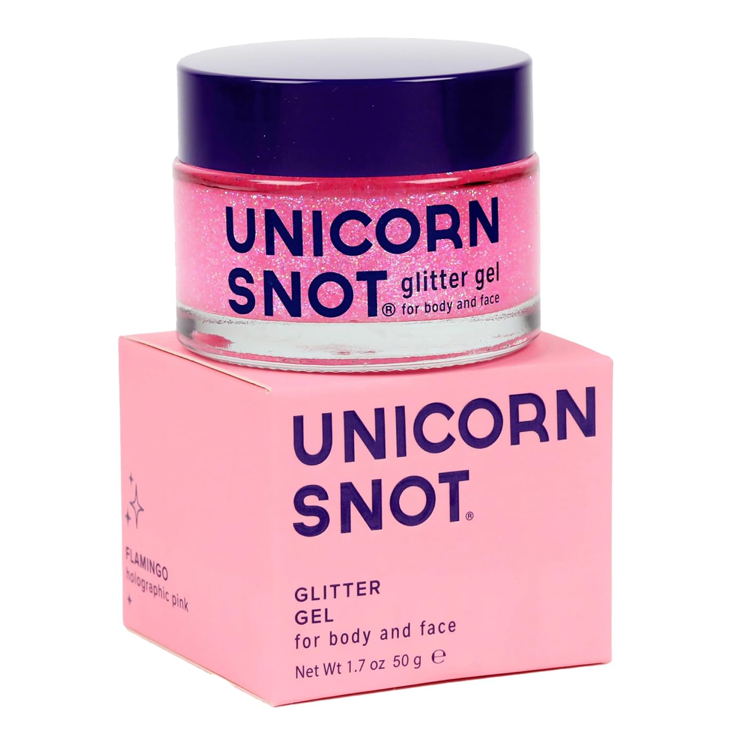 Unicorn Snot Face & Body Glitter Gel - Cosmetic-Grade Holographic Glitter - Stoc...