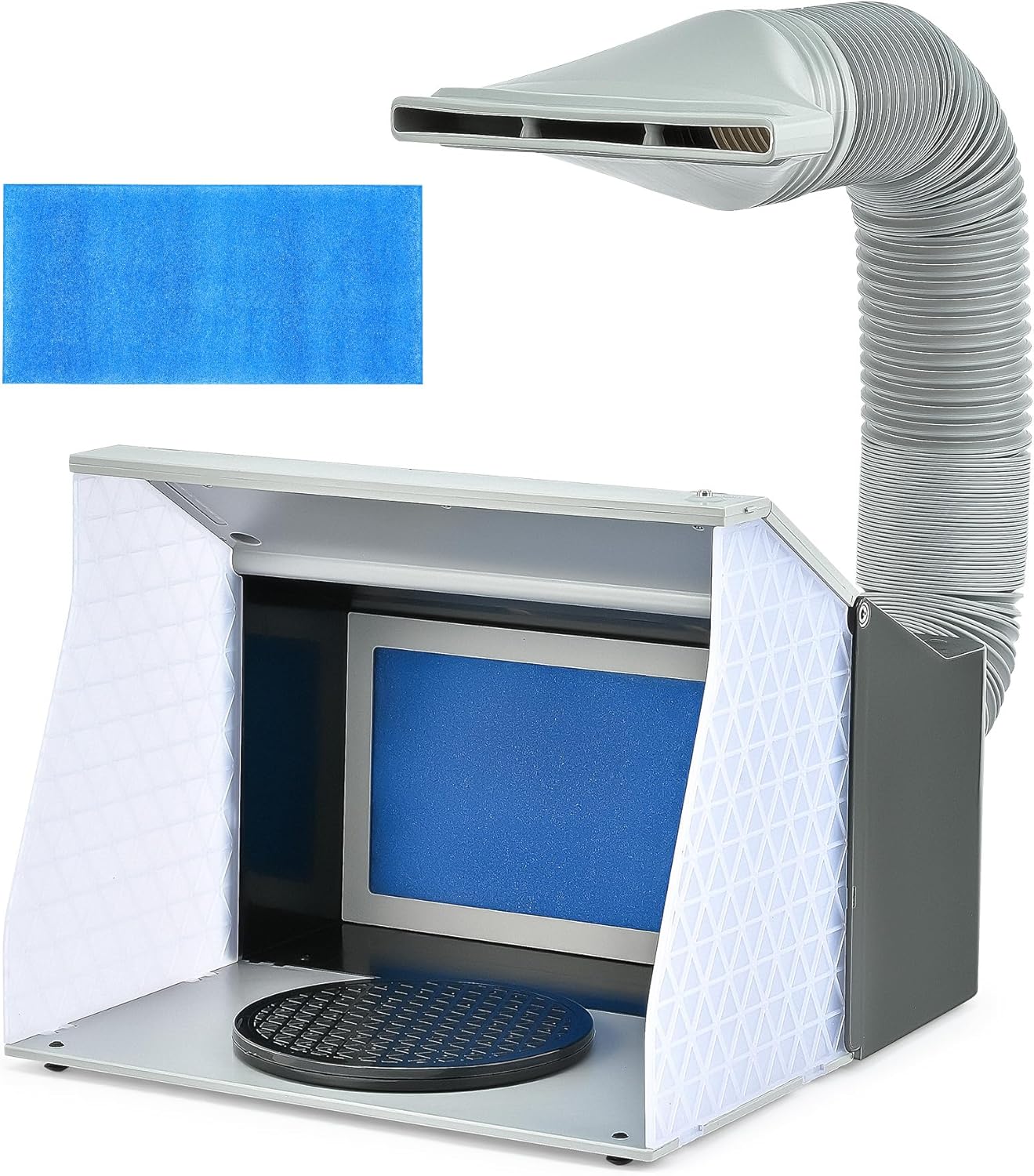 CO-Z Airbrush Spray Booth with Dual Fans & 4 LED Lights, Folding Painting Booth...
