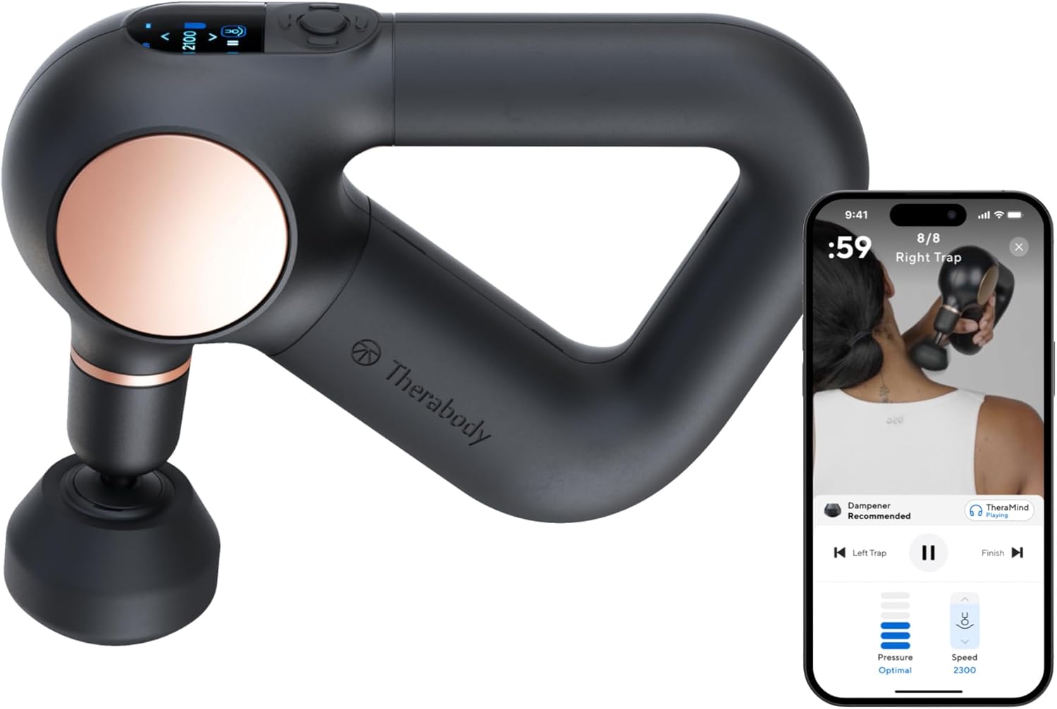 TheraGun Sense Percussion Massage Gun - Deep Tissue Personal Massager with Prelo...