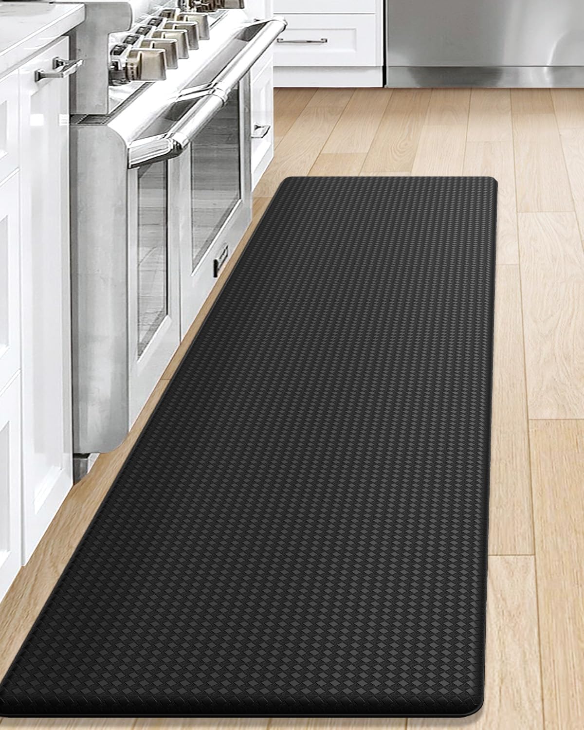 DEXI Kitchen Rug Anti Fatigue,Non Skid Cushioned Comfort Standing Kitchen Mat Wa...