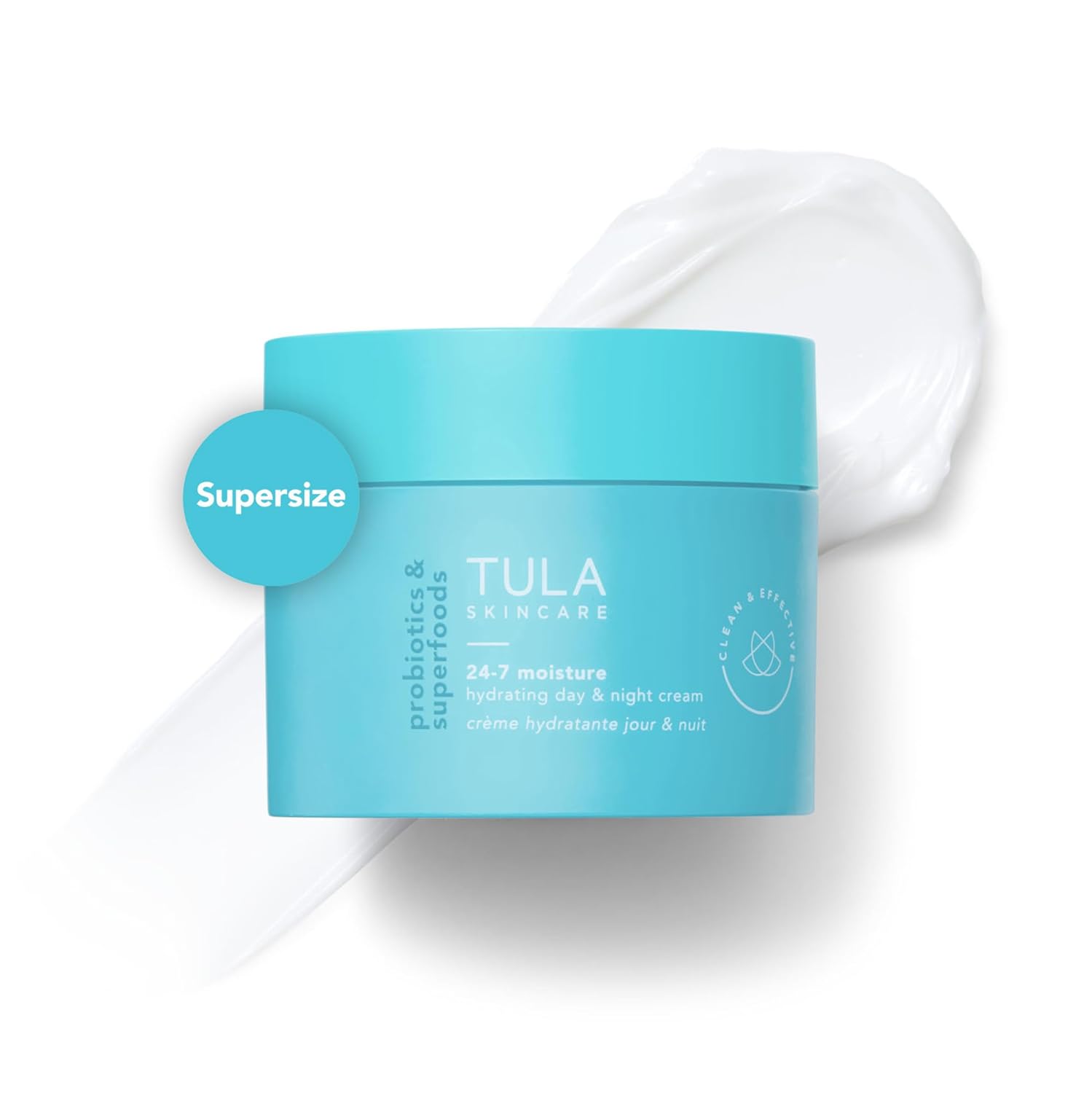 TULA Skin Care 24-7 Hydrating Day & Night Cream - Supersize, Anti-Aging Moisturi...