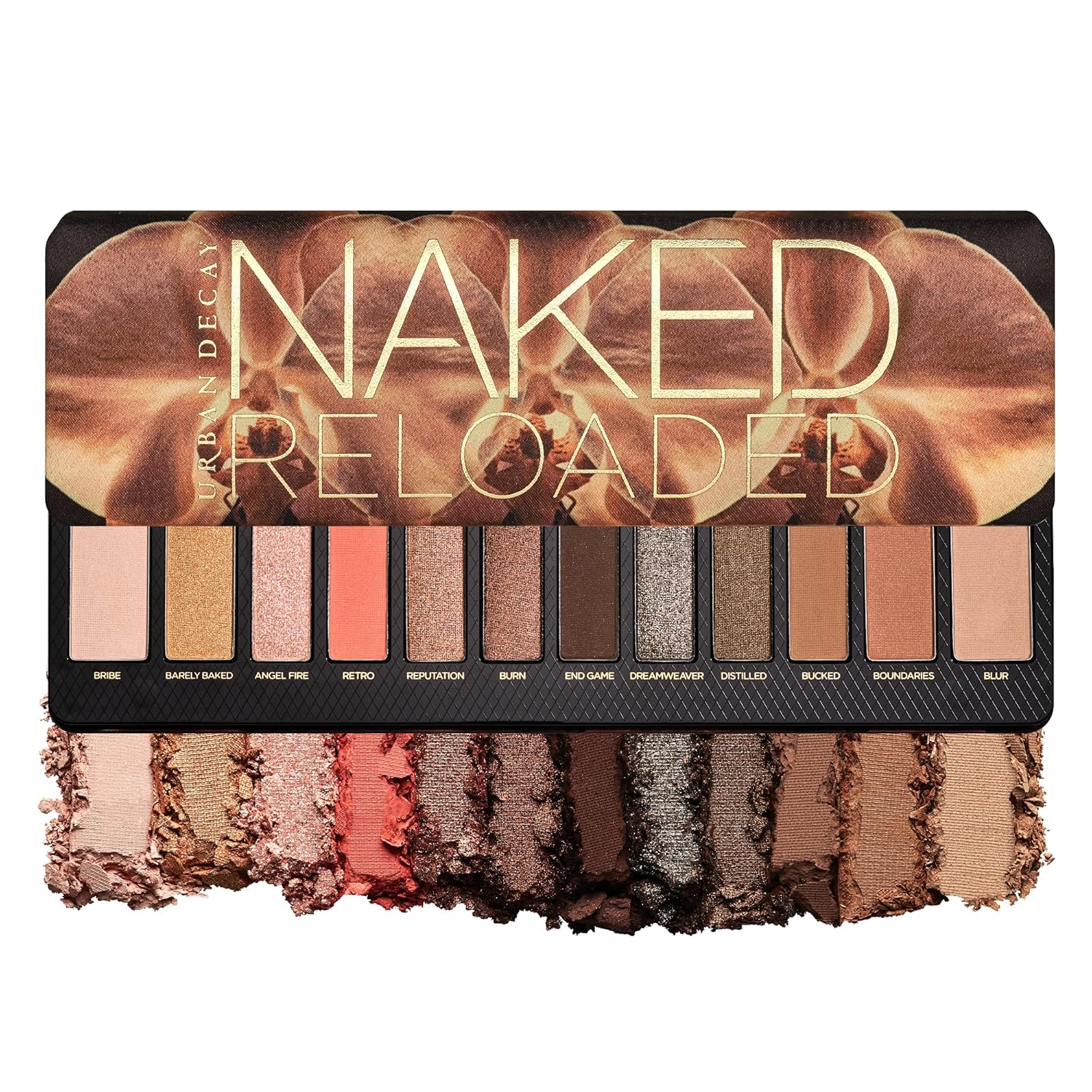 Urban Decay Naked Reloaded Eyeshadow Palette, Nude Bronze Neutral Eyeshadows, Ma...