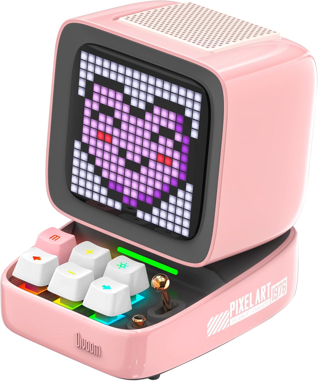 Divoom Ditoo Retro Pixel Art Game Bluetooth Speaker with 16X16 LED App Controlle...