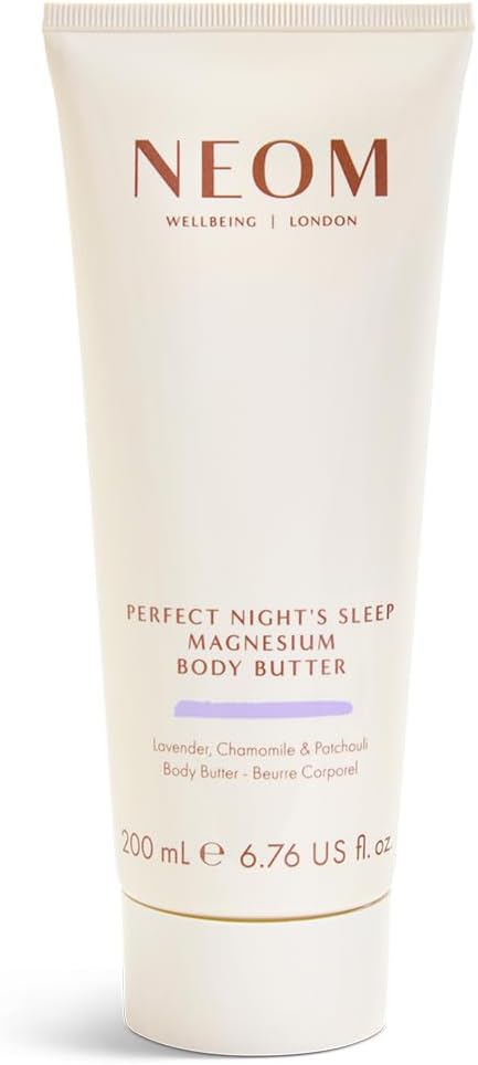 NEOM - Magnesium Body Butter | 6.76 Fl Oz (200ml) | Lavender, Chamomile & Patcho...