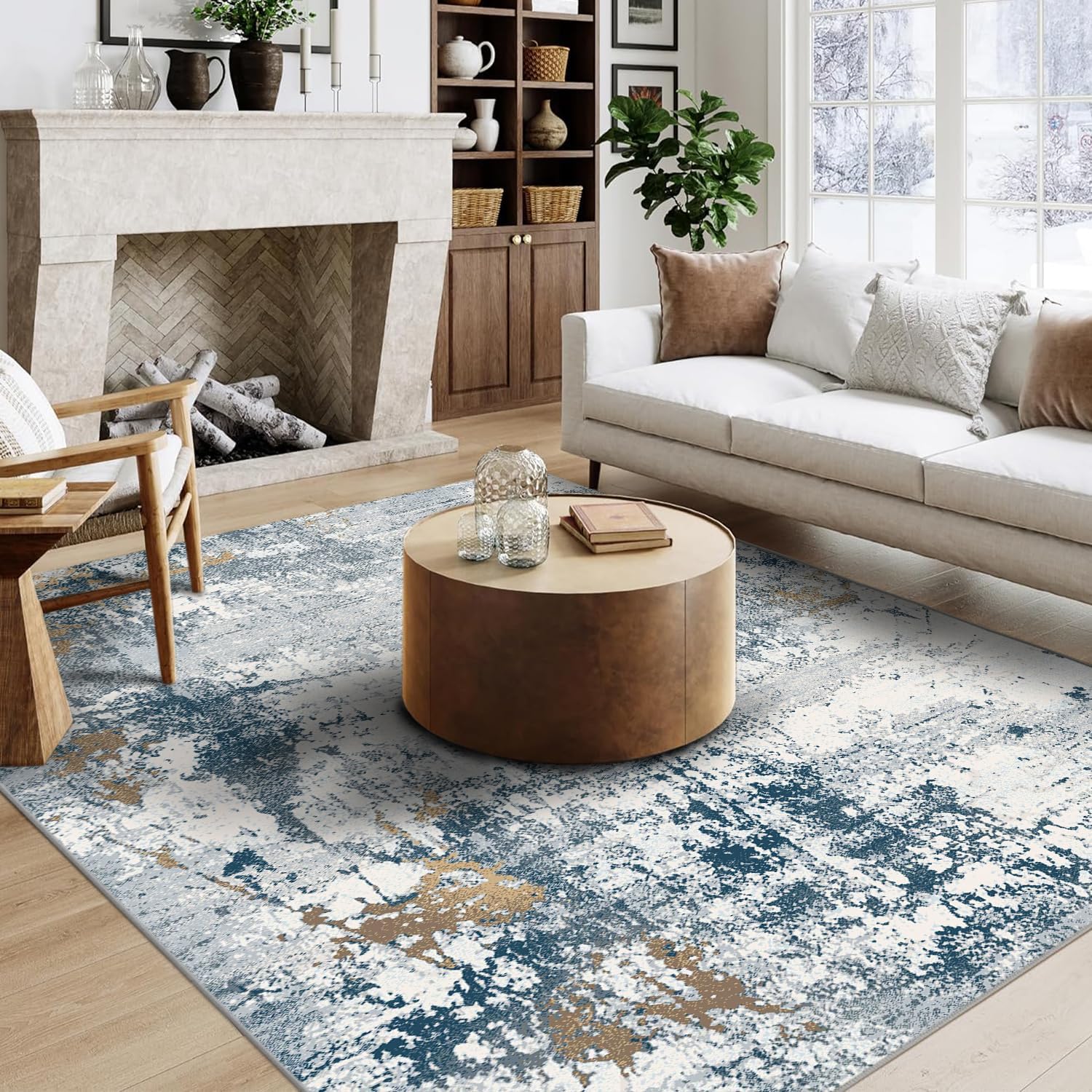 8x10 Area Rugs - Machine Washable Area Rugs 8x10 for Living Room, Soft Washable...