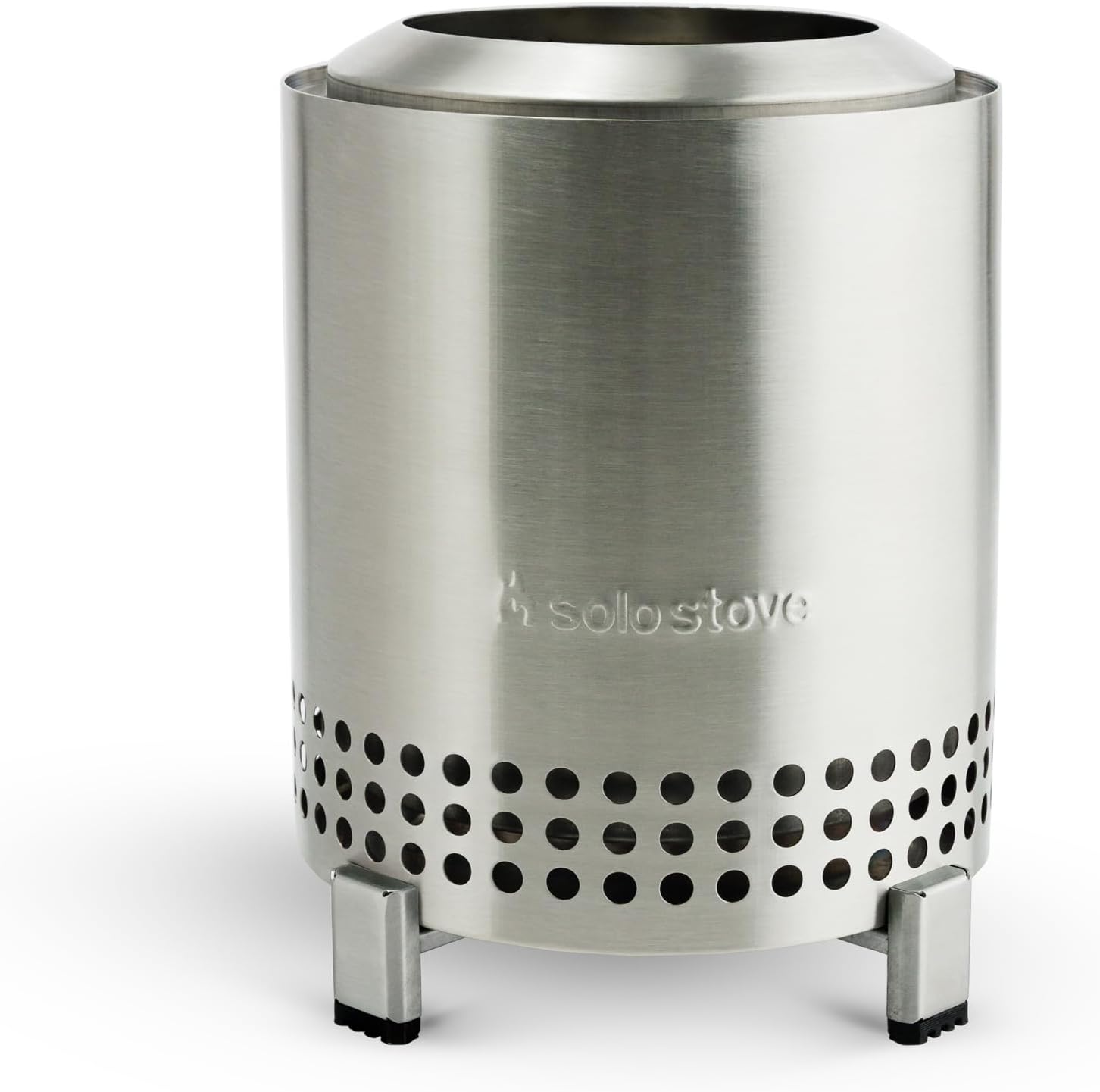 Solo Stove Mesa, 5.1 Inch Tabletop Fire Pit with Stand - Smokeless, Stainless St...