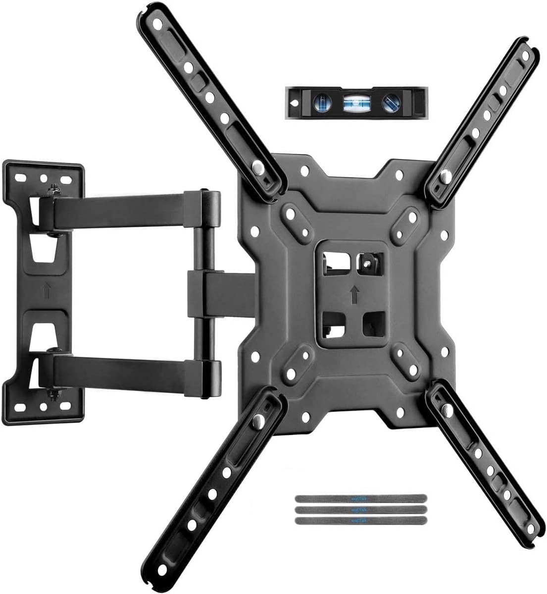 Suptek TV Wall Mount Swivel and Tilt Full Motion for Most 23 to 55 inch TV Mount...