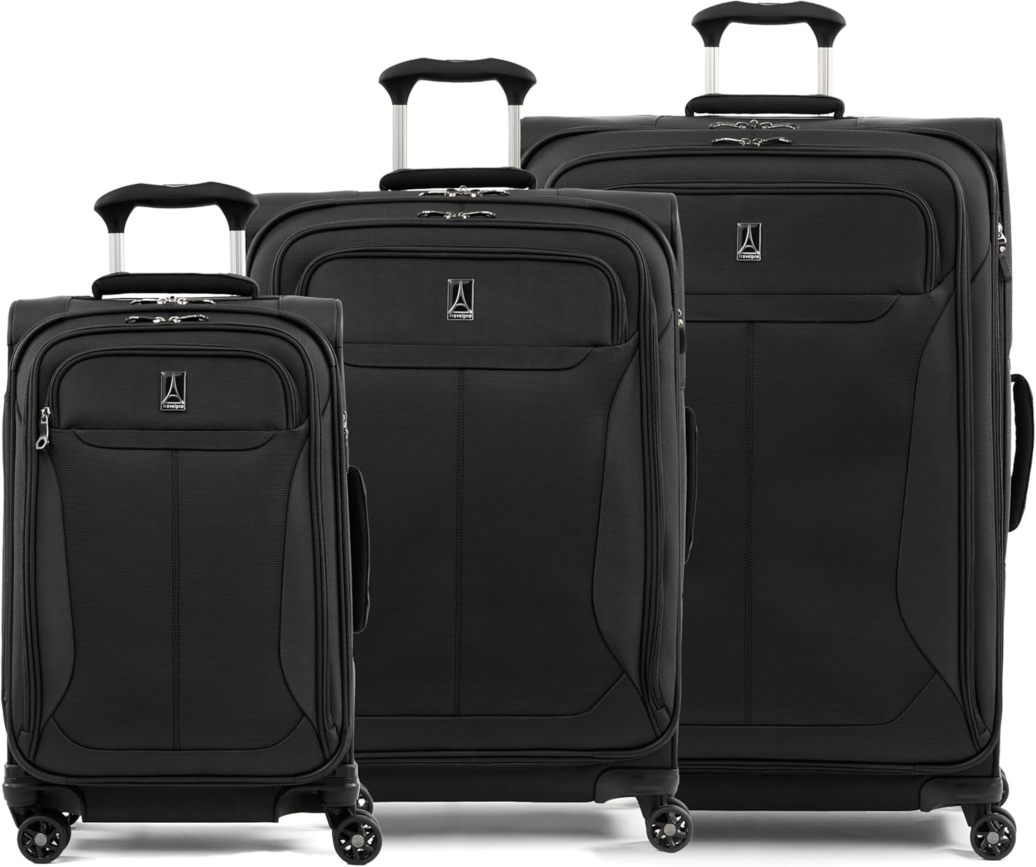 Travelpro Tourlite Softside 3-Piece Set, Expandable Luggage with 4 Spinner Wheel...