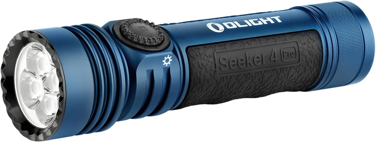 OLIGHT Seeker 4 Pro Rechargeable Flashlights, High Lumens Powerful Bright Flashl...