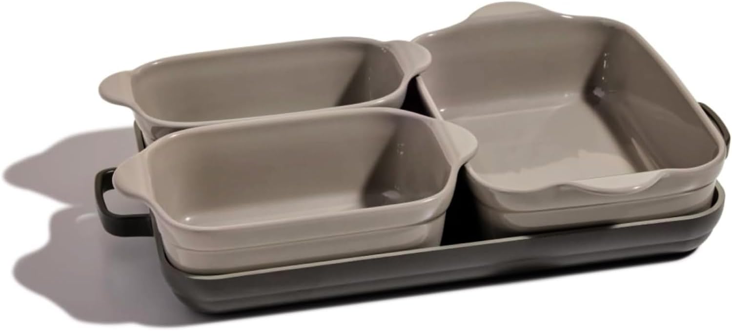 Our Place Bakeware Set | 5-Piece Nonstick, Toxin-Free, Ceramic, Stoneware Set wi...