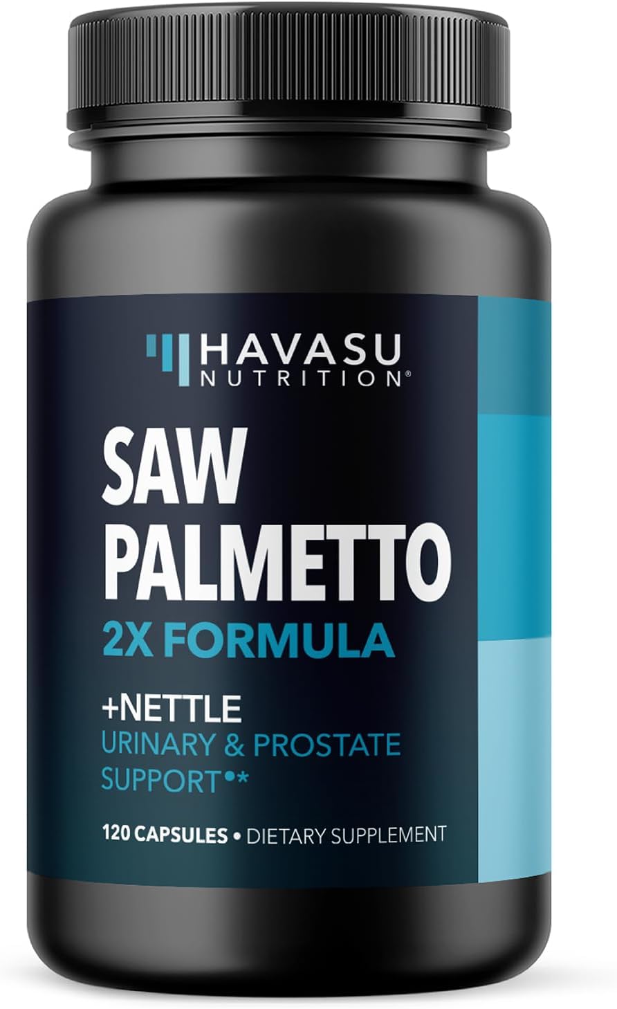 Saw Palmetto with Stinging Nettle Extract - 2X Formula Saw Palmetto Prostate Sup...