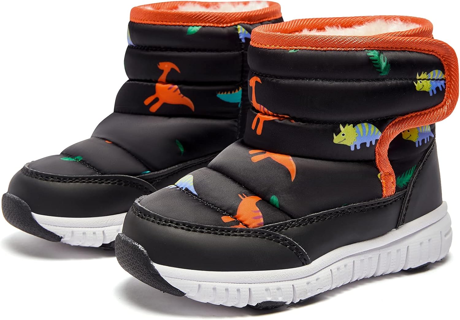 HOBIBEAR Boys Girls Toddler Snow Boots Waterproof Slip Resistant Outdoor Winter...