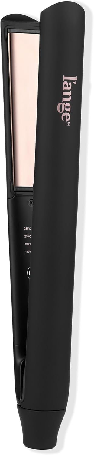 L'ANGE HAIR Straight Forward Titanium Flat Iron – 1” Floating Plates | Dual Volt...