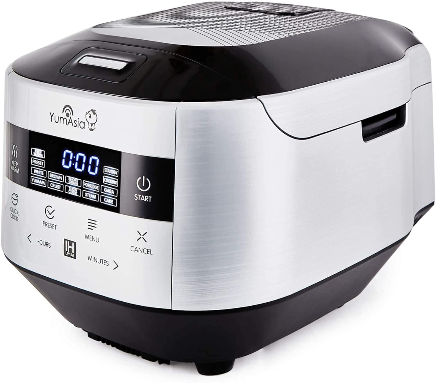 Yum Asia Bamboo Rice Cooker with Induction Heating (IH) and Ceramic Bowl (8 Cup,...