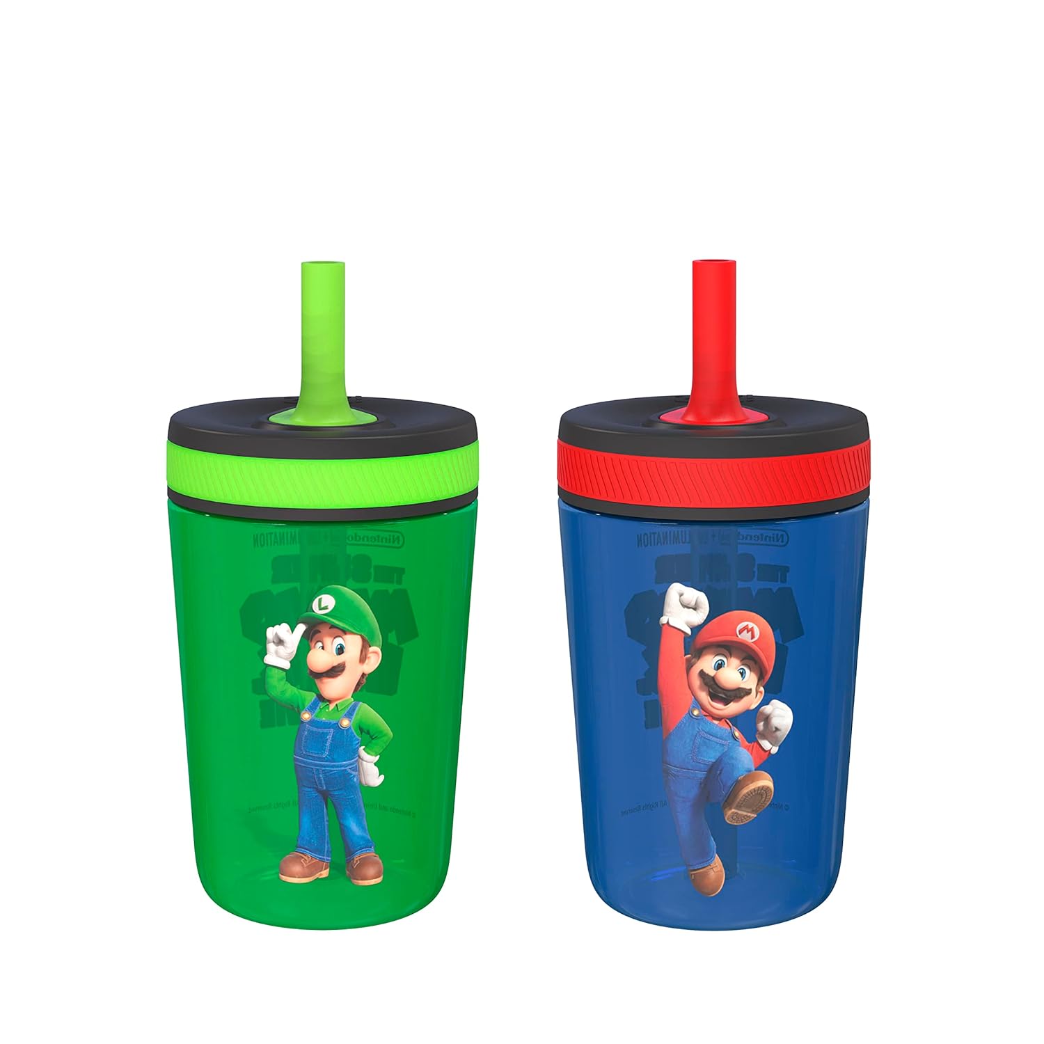 Zak Designs The Super Mario Bros. Movie Kelso Toddler Cups For Travel or At Home...