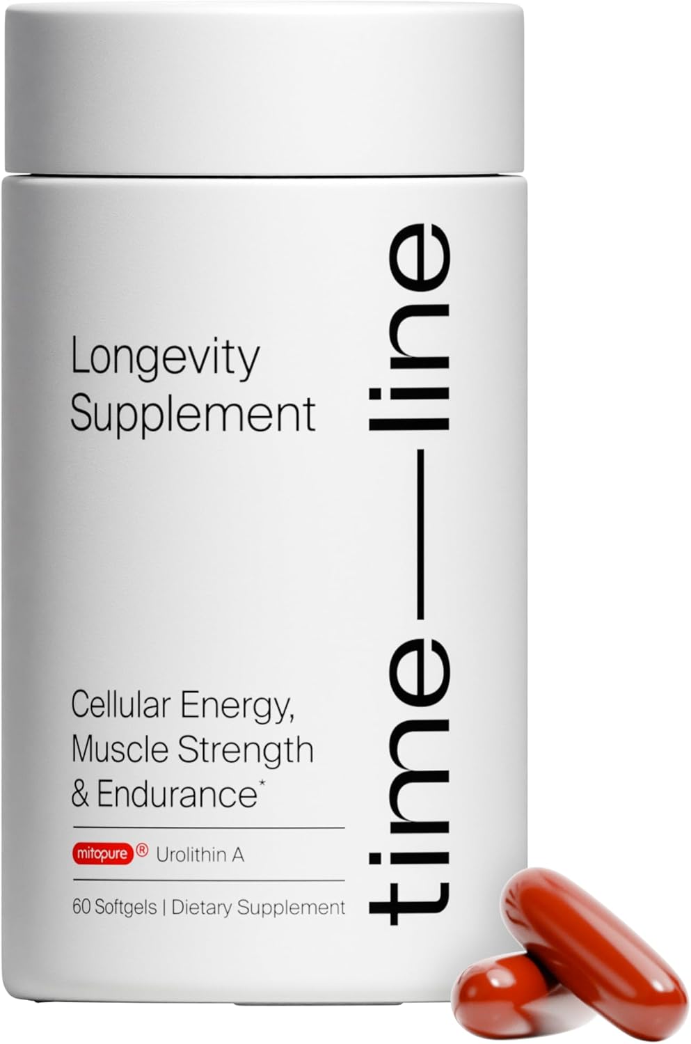 Timeline Mitopure Urolithin A - Clinically Proven Supplement for Healthy Aging a...