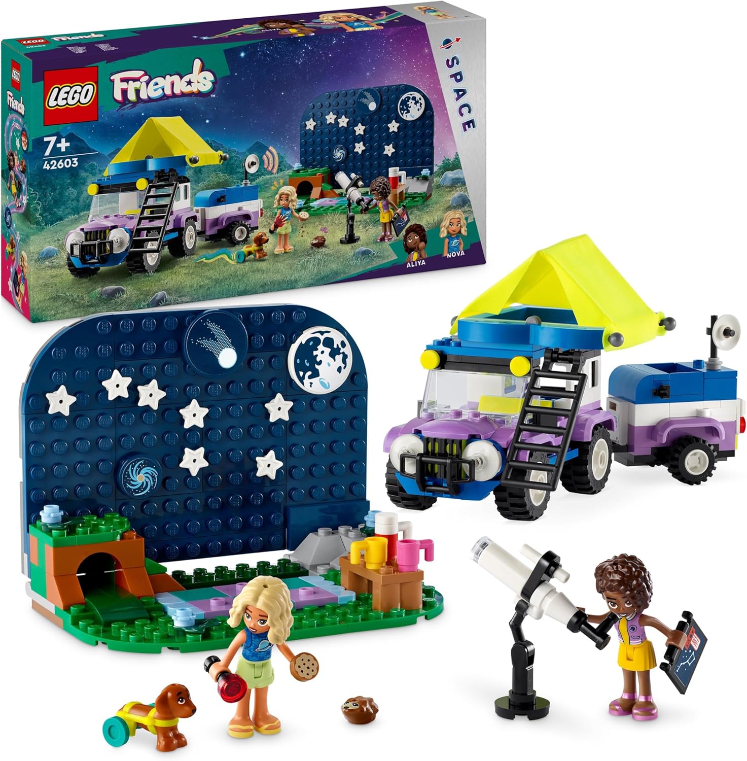 LEGO Friends Stargazing Camping Vehicle Set with 4...