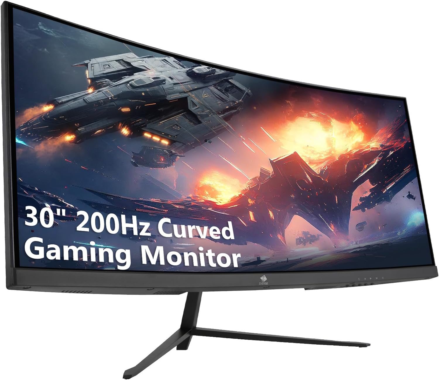 Z-Edge 30 Inch Ultrawide Curved Gaming Monitor 200Hz 1ms MPRT 21:9 VA Panel 2560...
