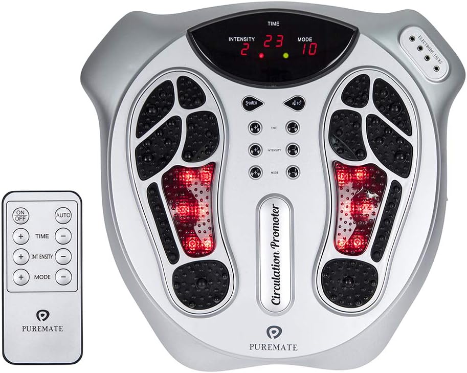 PureMate PM605 Electromagnetic Foot Circulation Massager & Body Therapy Machine,...