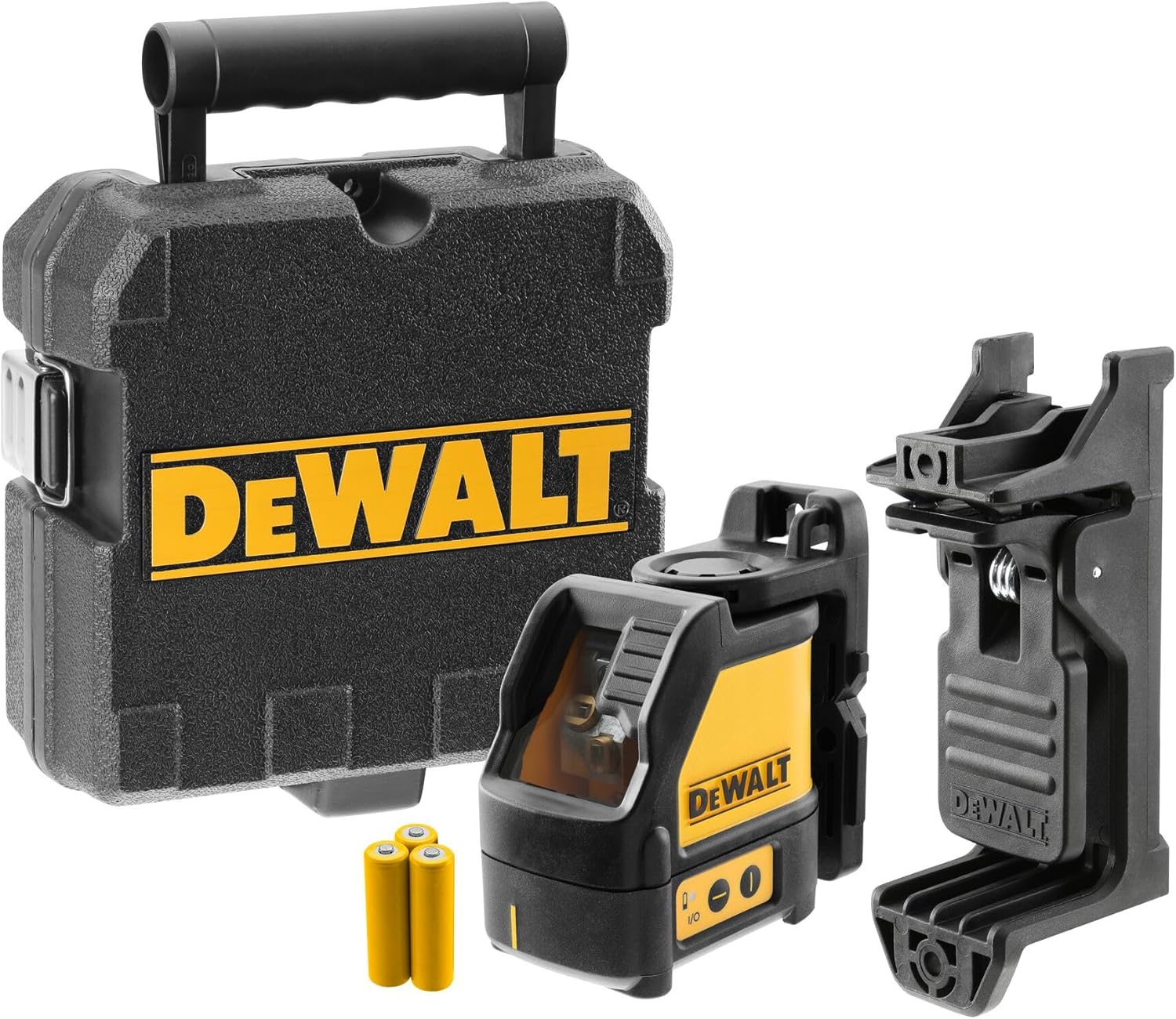 DEWALT Line Laser, Self-Leveling, Cross Line, Red Beam (DW088K) Cross Line Red