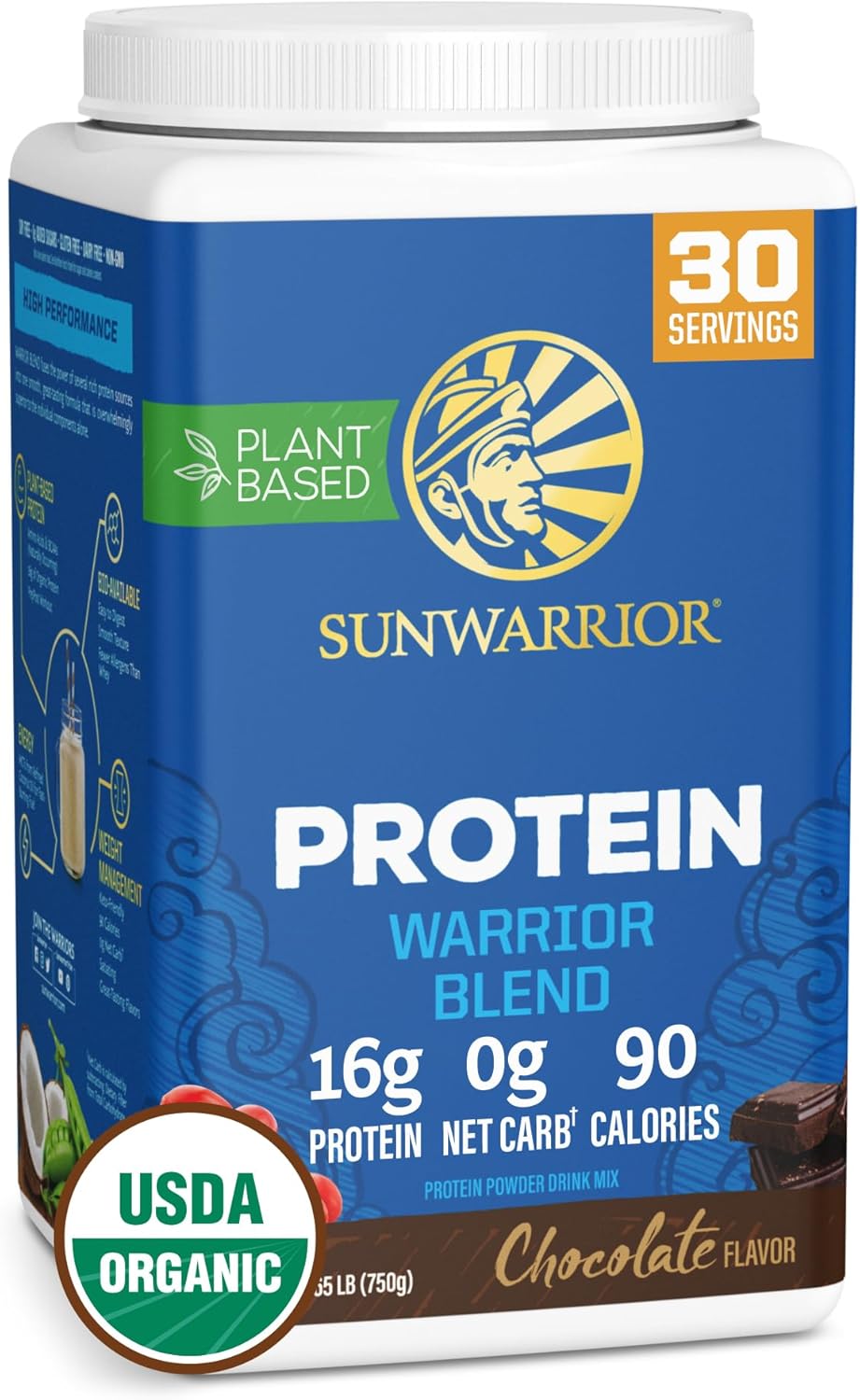 Sunwarrior Vegan Protein Powder Plant-Based Protein Organic | BCAA Amino Acids H...