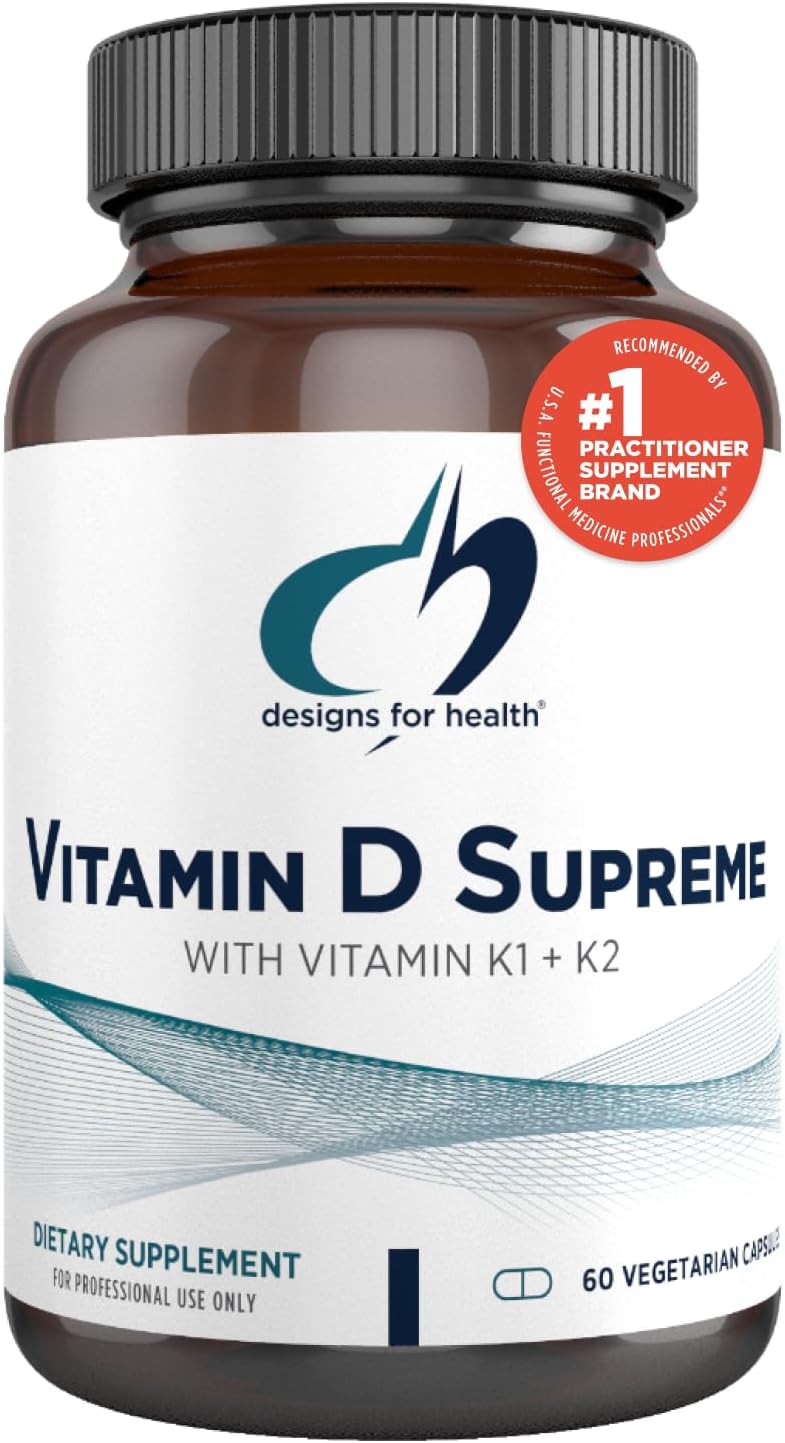 Designs for Health Vitamin D Supreme - Vitamin D 5000 IU with 2000mcg Vitamin K...