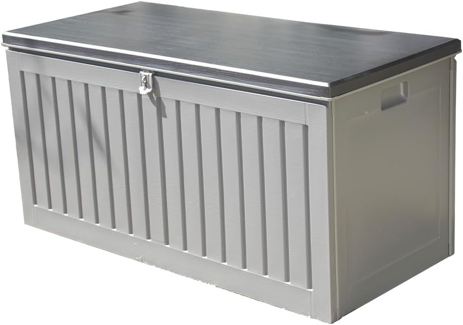 Easylife Outdoor Garden Storage Box, Waterproof Storage Box for Patio, Outdoor,...