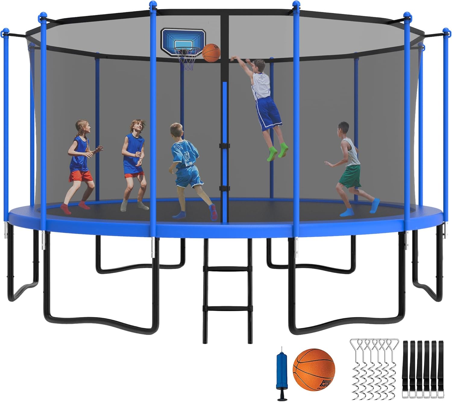 YORIN Tranpoline 16FT 15FT 14FT 12FT 10FT 8FT Tranpoline for Kids and Adults 150...