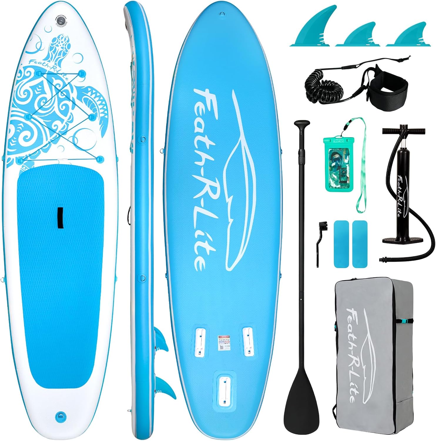 Feath-R-Lite Inflatable Paddle Board Stand Up Paddle Boards, Ultra Light Paddleb...