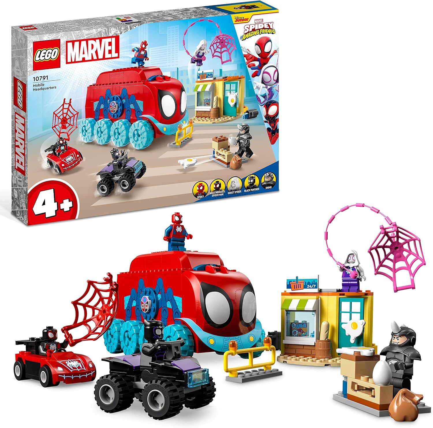 LEGO Marvel Team Spidey's Mobile Headquarters, Bui...