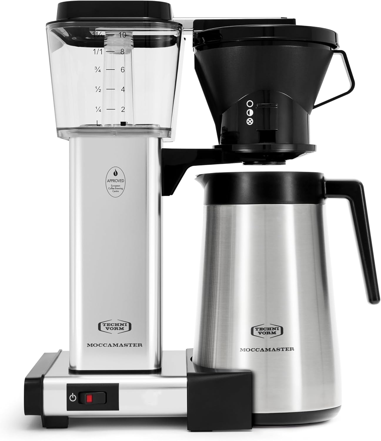 Technivorm Moccamaster 79112 KBT Coffee Brewer, 40 oz, Polished Silver 40 oz Pol...