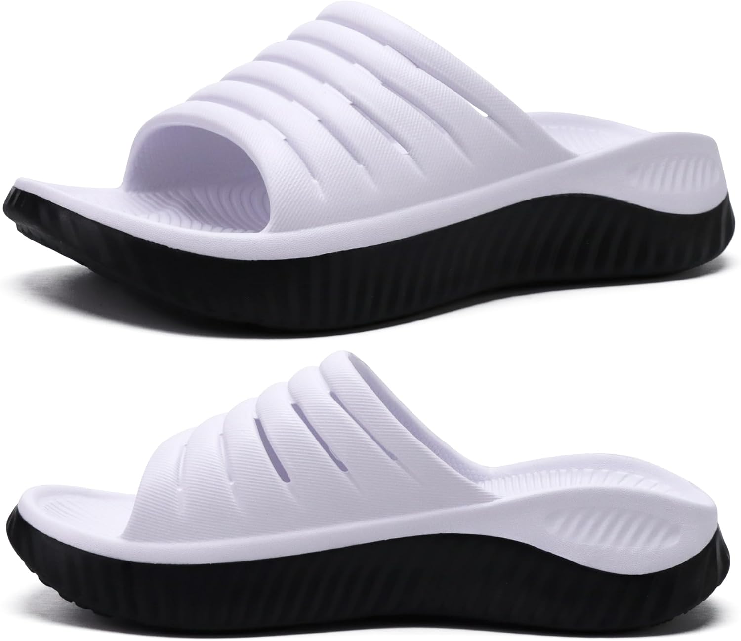 KuaiLu Womens Recovery Sandals With Comfortable Plantar Fasciitis Support,Ladies...