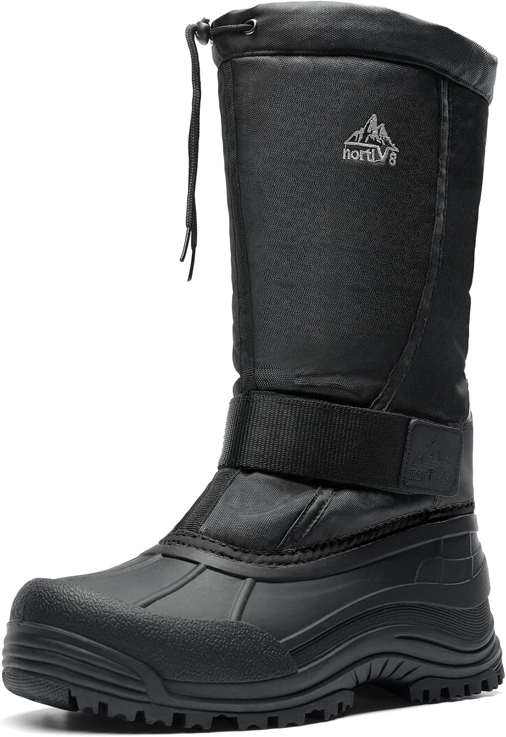 NORTIV 8 Men's Waterproof Hiking Winter Snow Boots Insulated Fur Liner Lightweig...