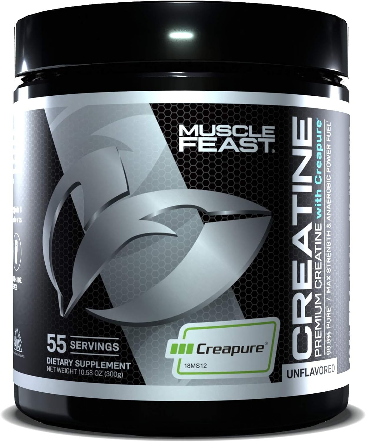 Muscle Feast Creapure Creatine Monohydrate Powder,...