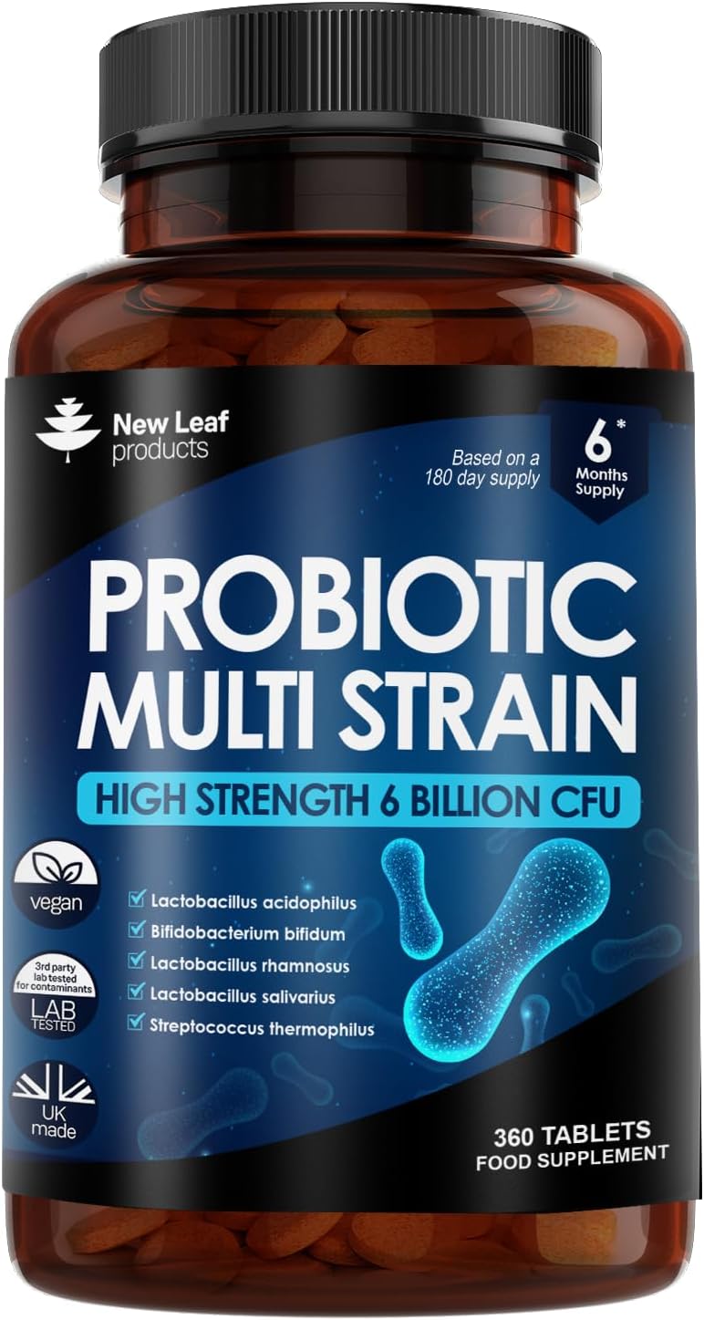 Bio-Cultures Supplements Multi Strain Acidophilus 360 Tablets High Strength - Di...