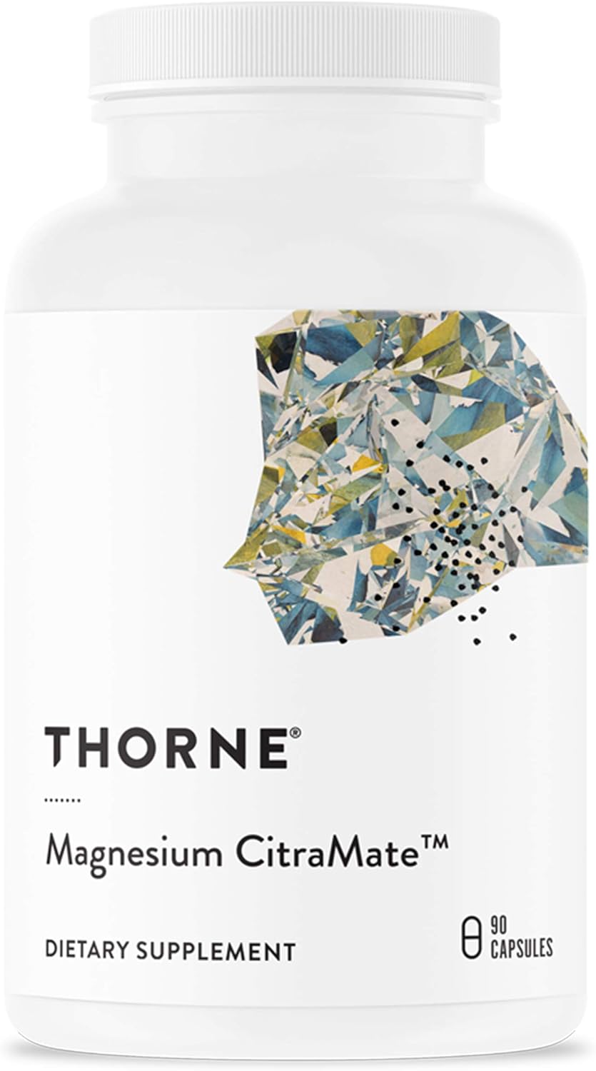 THORNE Magnesium CitraMate - Magnesium Supplement with Citrate-Malate - Support...
