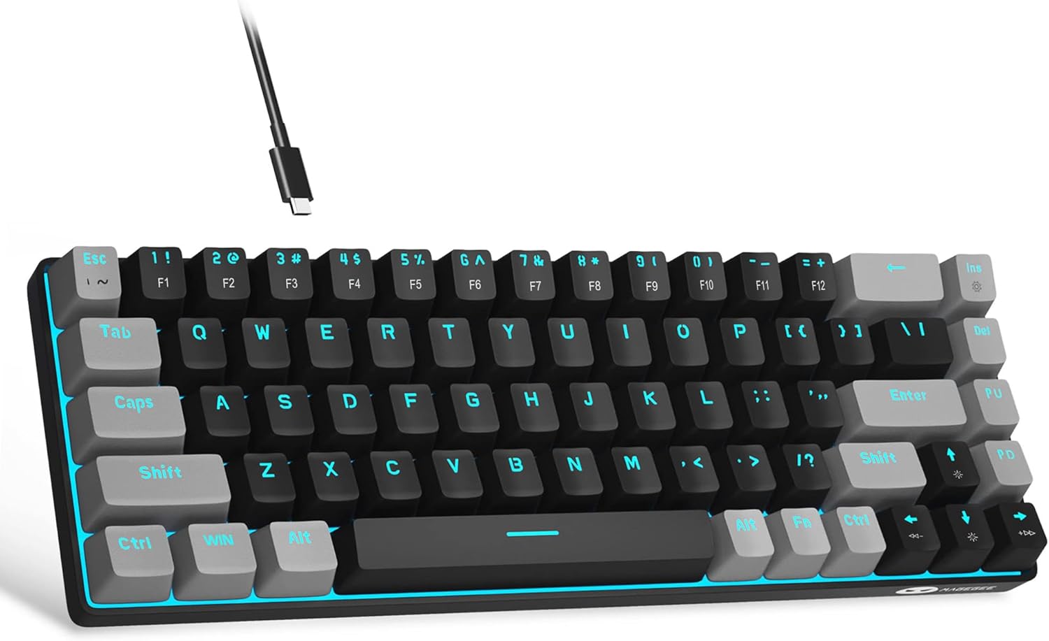 MageGee Portable 60% Mechanical Gaming Keyboard, M...