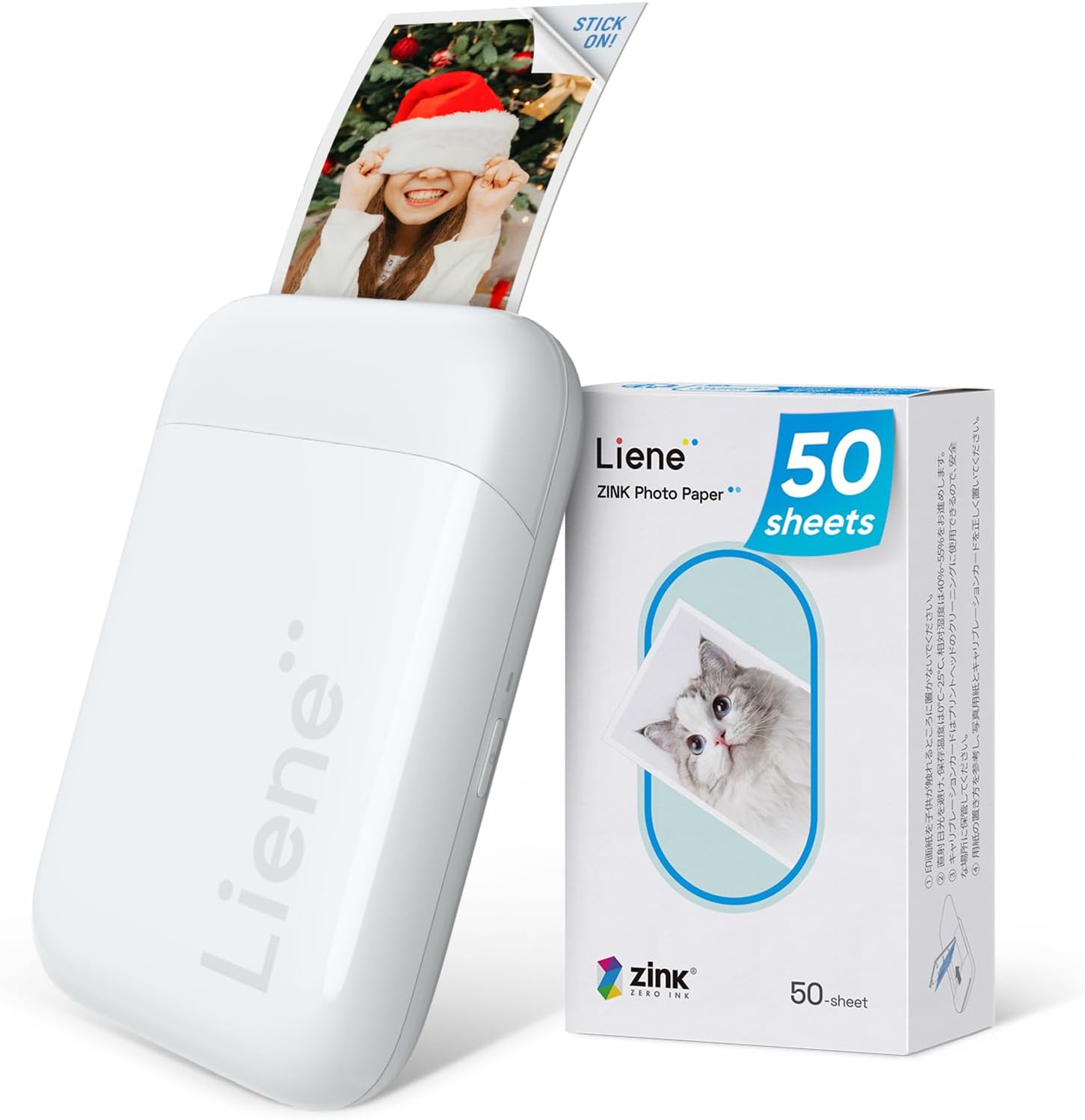 Liene 2x3” Photo Printer, Mini Instant Portable Color Mono Photo Printer Bundle...