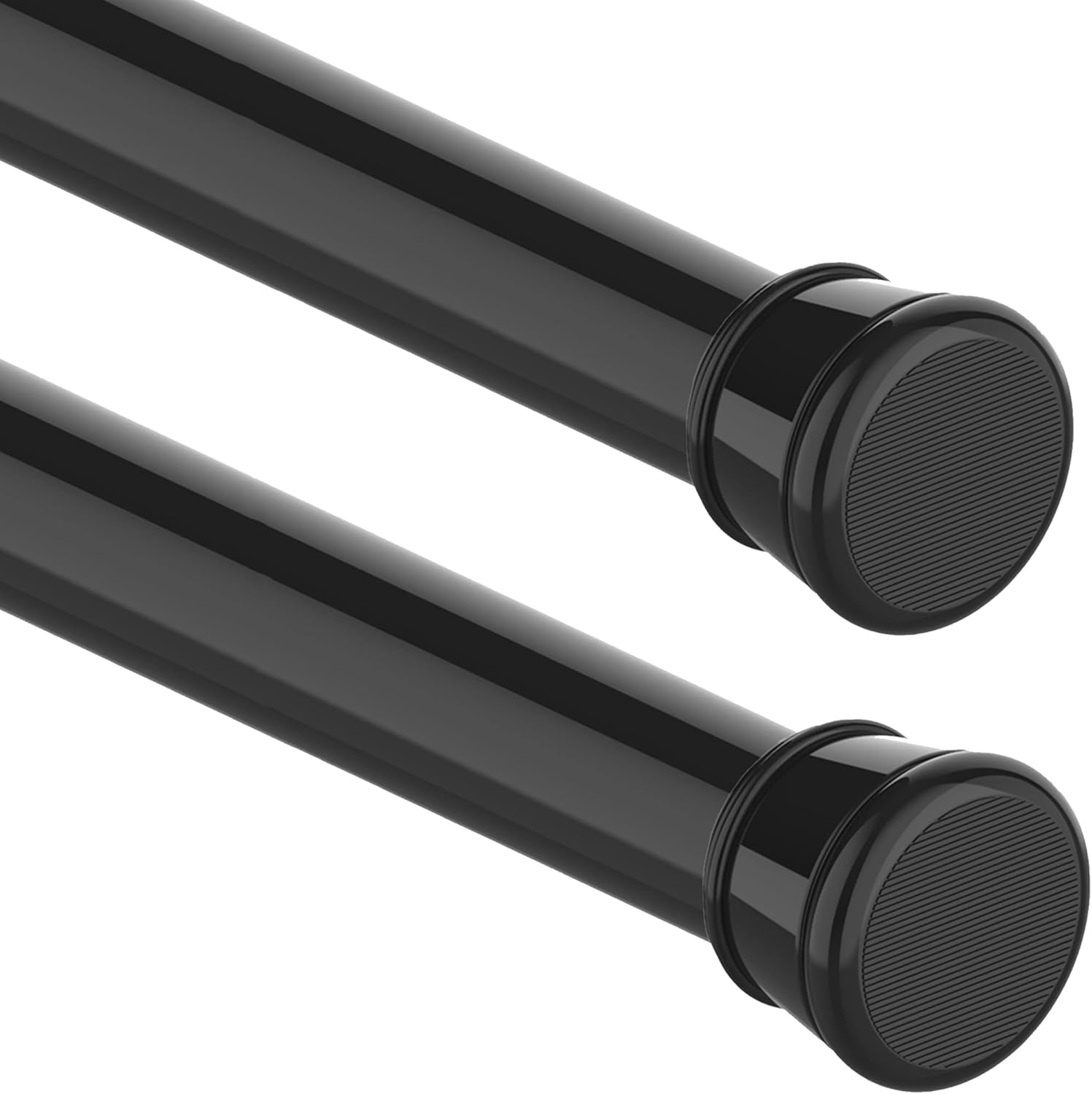 2PCS Shower Poles Extendable No Drill, Extendable Curtain Poles, Tension Rods fo...